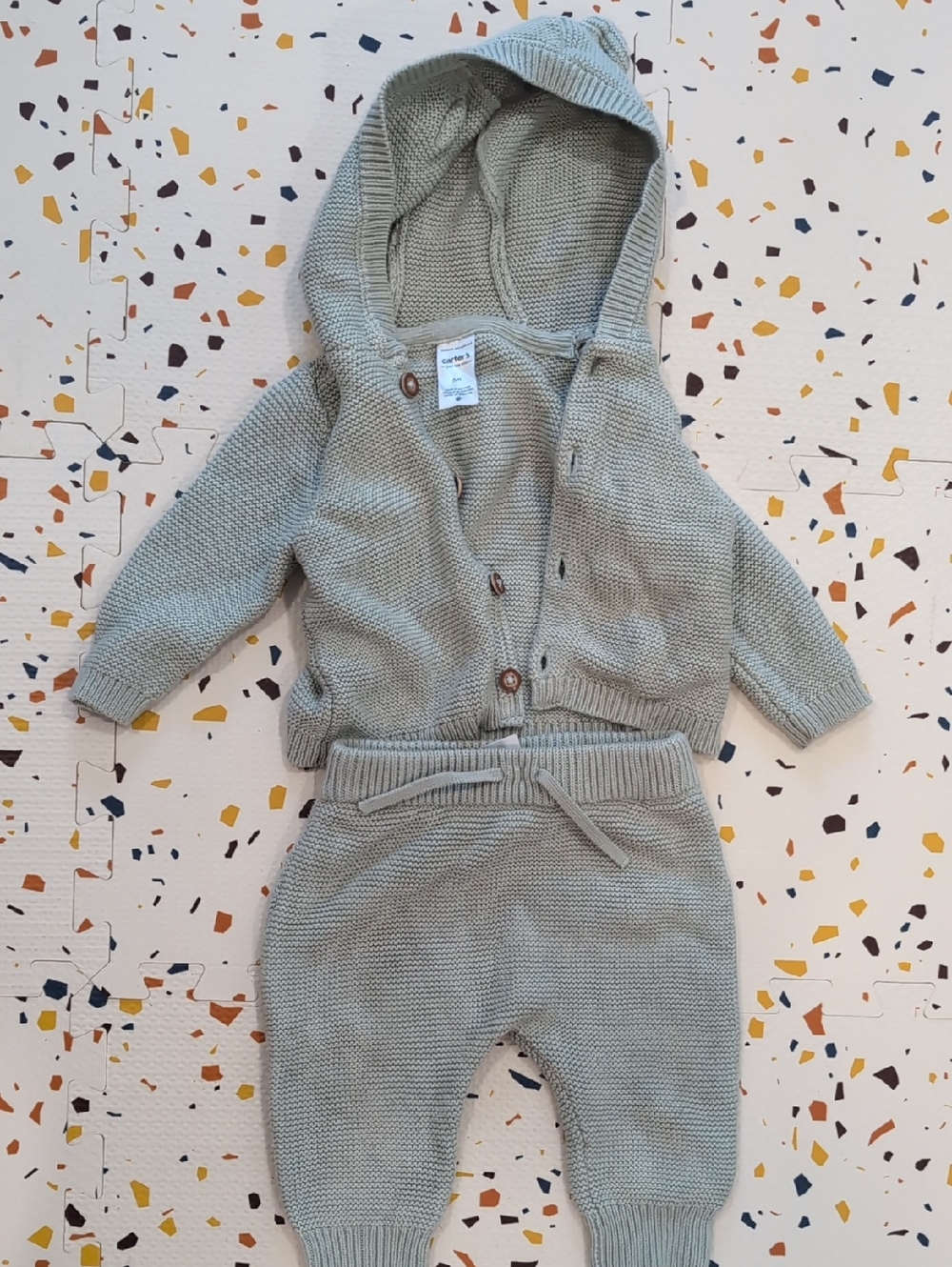 Carter's Natural Knit Baby Outfit Just One Love
